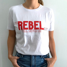 Load image into Gallery viewer, Rebel Never Die T-Shirt (Red)
